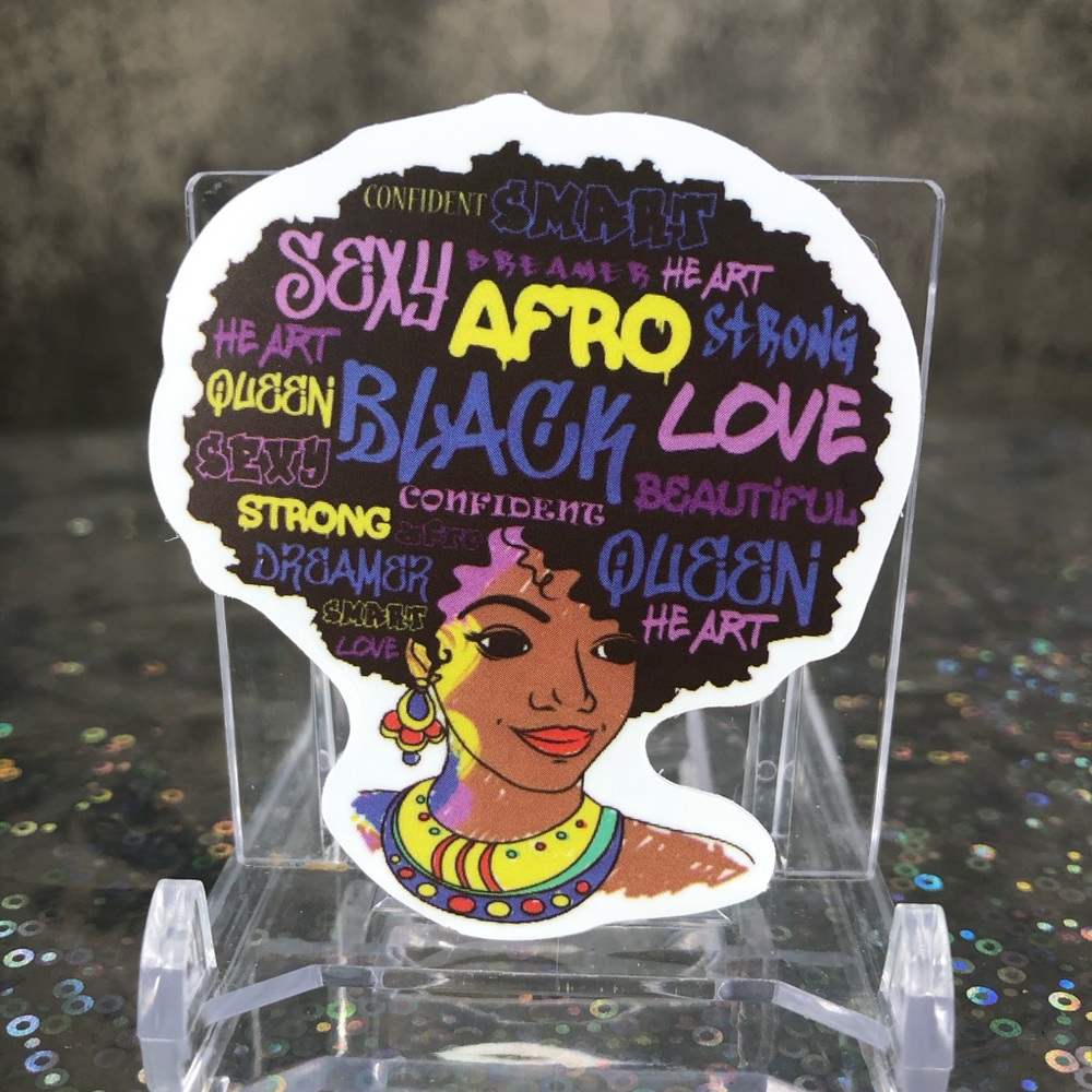 Chic Black Woman ✨ Sticker
